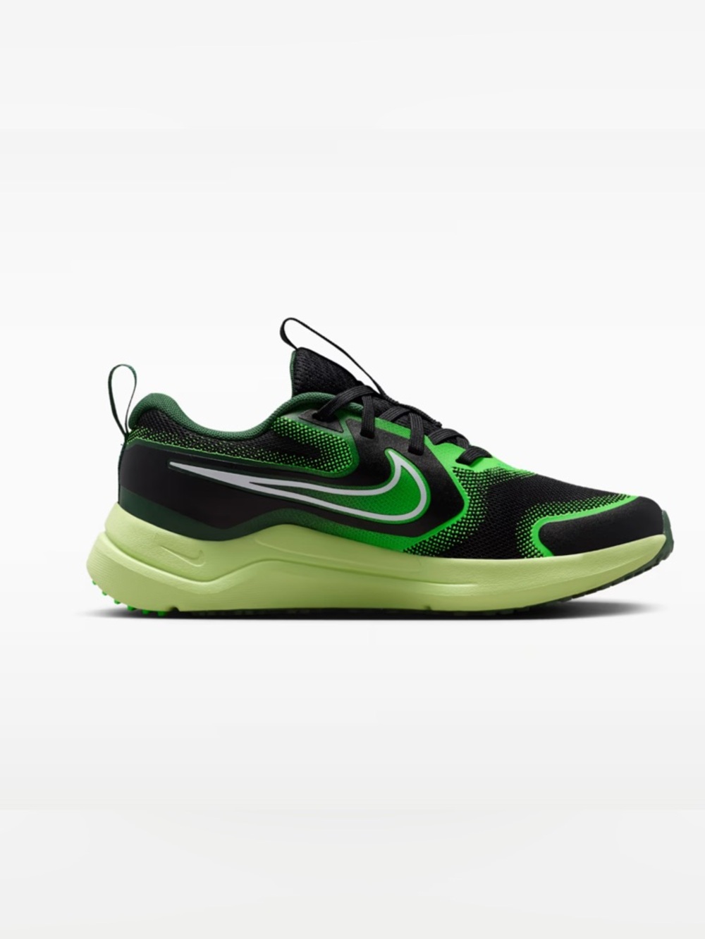 Nike Dark Green & Neon Green Athletic Shoe